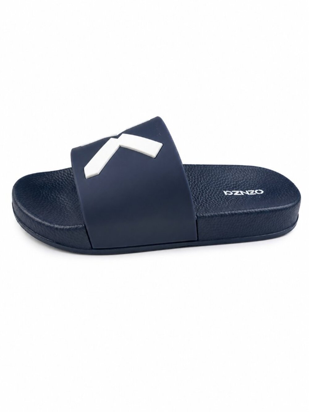 Kenzo Kids Logo Slides Size 3 Blue White Pool Sandals Boys Designer Slide Shoes
